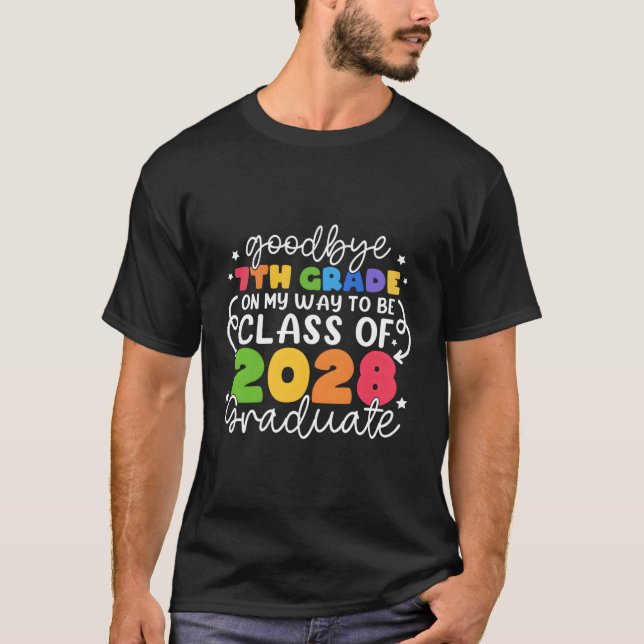 Camiseta Classe 7 De Formando De 2028, Classe 7 (Frente)