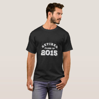 Camiseta Classe aposentada do design 2015 criativo