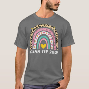 Camiseta Classe Bonita de 2029 Rainbow Leopardo de volta à 