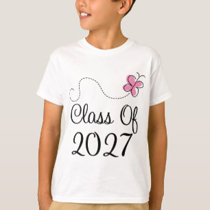 Camiseta Classe bonito da borboleta 2027
