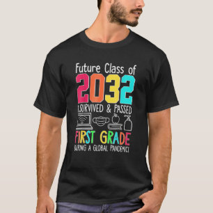 Camiseta Classe Colorida Rngq De 2032, Primeira Classe De V