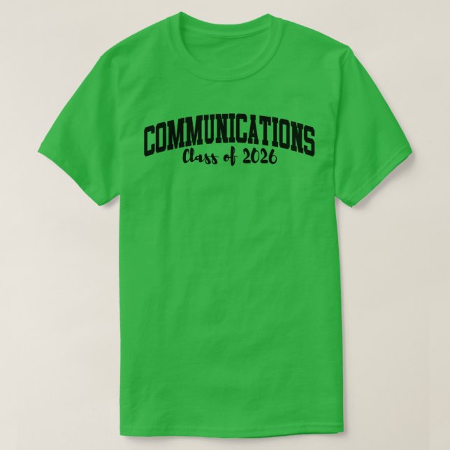Camiseta Classe comunicação de 2026 Major (Frente do Design)