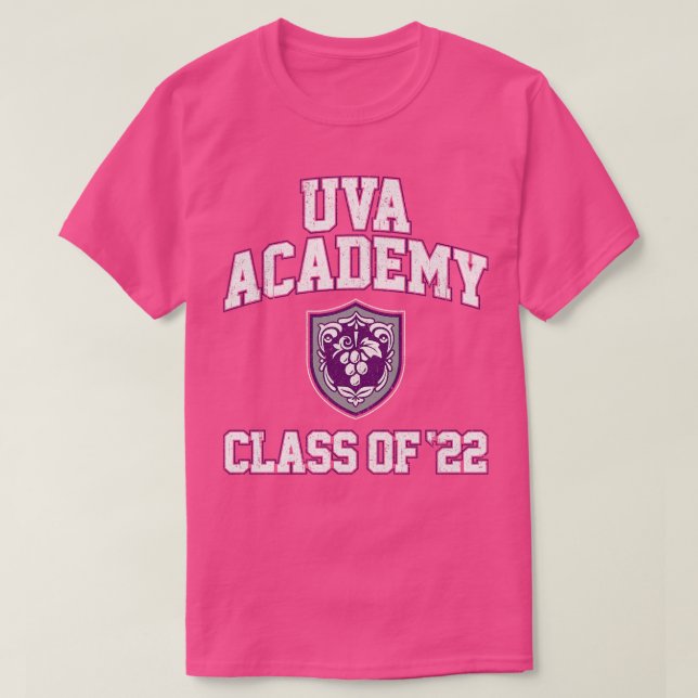 Camiseta Classe da Academia Uva (Frente do Design)
