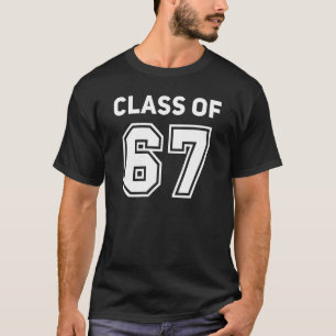 Camiseta Classe De 1967 Reunião De Segundo grau Colegial Cl