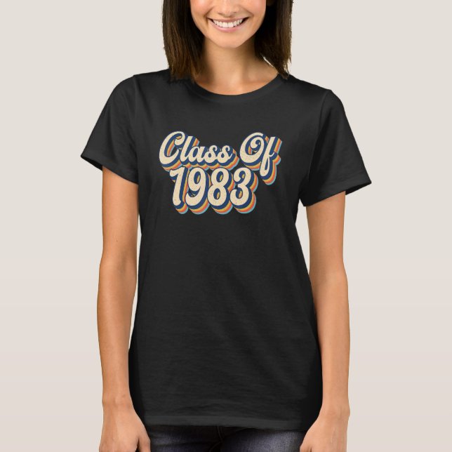 Camiseta Classe de 1983 Reunion Vintage (Frente)