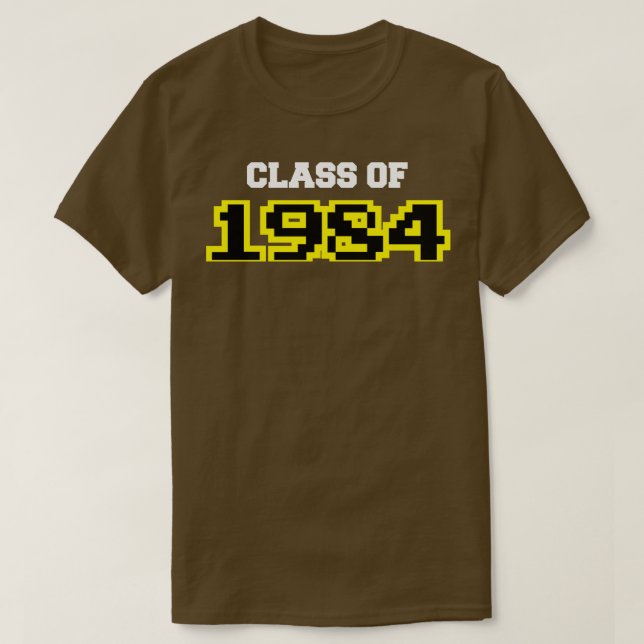 Camiseta Classe de 1984 (Frente do Design)
