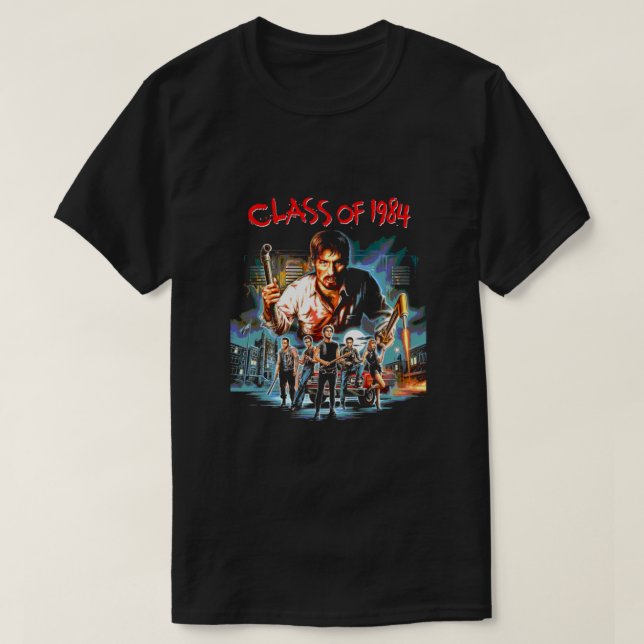 Camiseta Classe de 1984 Clássica (Frente do Design)