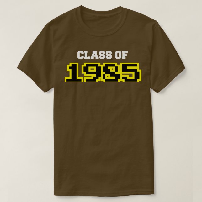 Camiseta Classe de 1985 (Frente do Design)