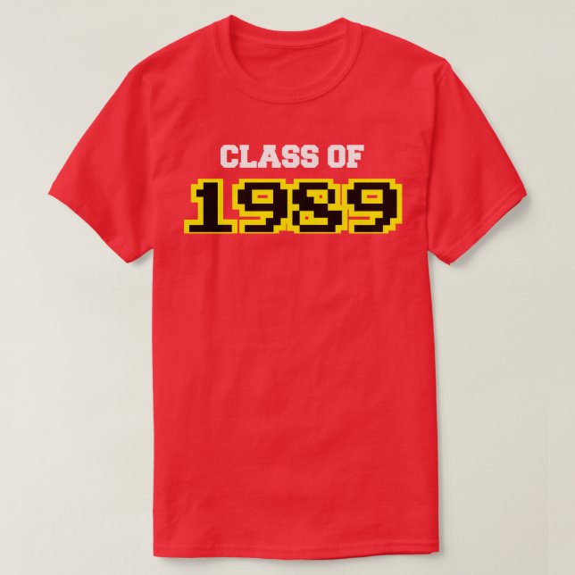 Camiseta Classe de 1989 (Frente do Design)