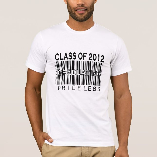 Camiseta Classe de 2012 - graduação impagável - roupas (Frente)