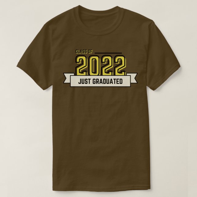 CAMISETA CLASSE DE 2022 ACABOU DE SE GRADUAR (Frente do Design)