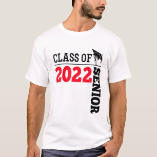 Camiseta Classe De 2022 Ano Mais velho 22 Meninos Mulheres