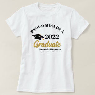 Camiseta Classe de 2022 Orgulhosa Mãe do Formando Personali