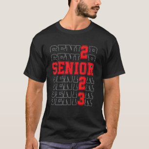 Camiseta Classe De 2023 Mais velho Ano 23 Formando Meu Últi