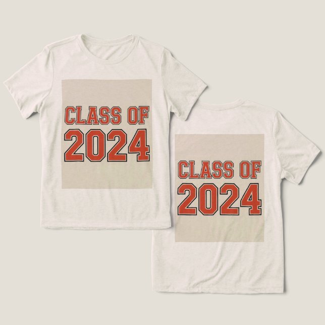 Camiseta Classe De 2024 (Design Frente e Verso)