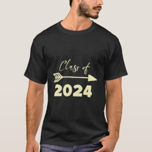 Camiseta Classe De 2024 Cresce Com A Minha Graduação