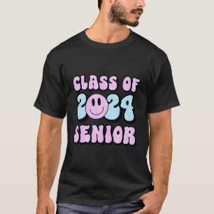 Camiseta Classe De 2024 Mais velho Graduation Student Schoo