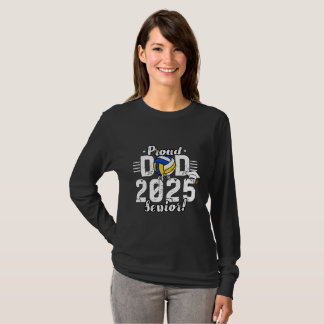 Camiseta Classe de 2025 - Mais velho 2025 - Pai de vôlei