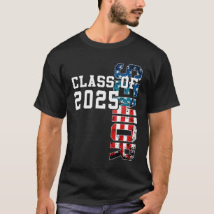Camiseta Classe de 2025 meu último Mais velho ano de trás