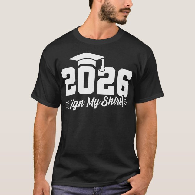 Camiseta Classe de 2026 - Sinal Meu Formando 2023 - Graduaç (Frente)
