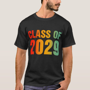 Camiseta Classe De 2029 Cresce Comigo Primeiro Dia De Gradu