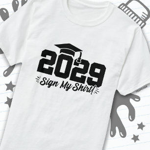 Camiseta Classe de 2029 Graduação - Meu Mais velho de Camis