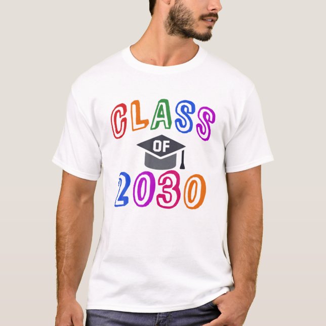 Camiseta CLASSE De 2030, Graduação Do Quarto Grau (Frente)