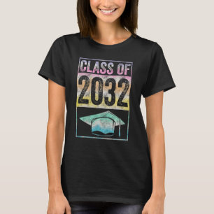 Camiseta Classe De 2032 Cresce Comigo Graduação Primeiro Di