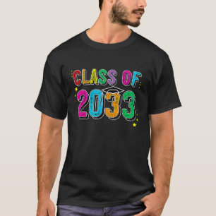 Camiseta Classe De 2033 Cresce Comigo Primeiro Dia Da Escol