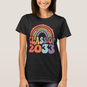 Camiseta Classe De 2033 Cresce Comigo Primeiro Dia De Escol