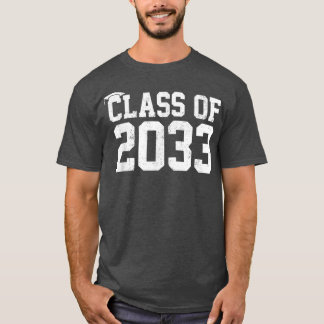 Camiseta Classe De 2033 Cresce Comigo Primeiro Dia De Jardi