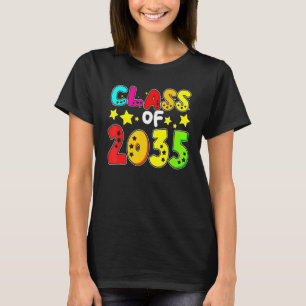 Camiseta Classe De 2035 A Retenção De Mídia Infantil Cresce
