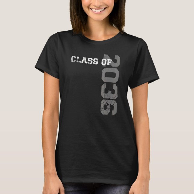 Camiseta Classe De 2035 Cresce Comigo De Volta À Escola (Frente)