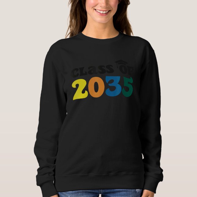 Camiseta Classe de 2035 Cresce Comigo Primeiro Dia de Arma  (Frente)