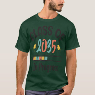 Camiseta Classe de 2035 Cresce Comigo Primeiro Dia de Arma 