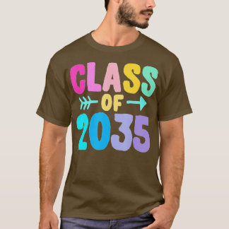 Camiseta Classe de 2035 O Jardim Infantil Cresce Comigo Gra