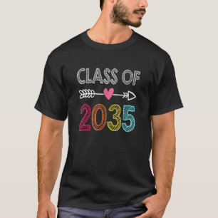 Camiseta Classe De 2035 Pré K A 12 Manipulações No Verso Cr