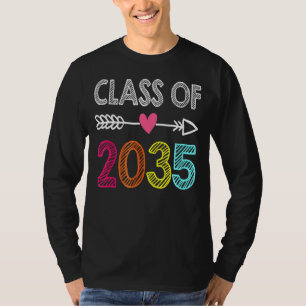 Camiseta Classe De 2035 Pré K A 12 Manipulações No Verso Cr
