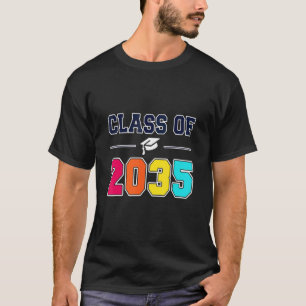 Camiseta Classe de 2035 Primeiro Dia de Estudantes