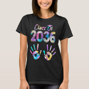 Camiseta Classe De 2036 Cresce Comigo Graduação Primeiro Di