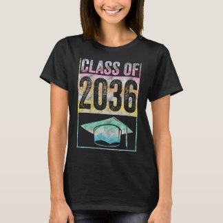 Camiseta Classe De 2036 Cresce Comigo Graduação Primeiro Di