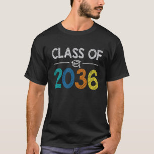 Camiseta Classe De 2036 Cresce Comigo Primeiro Dia De Gra E