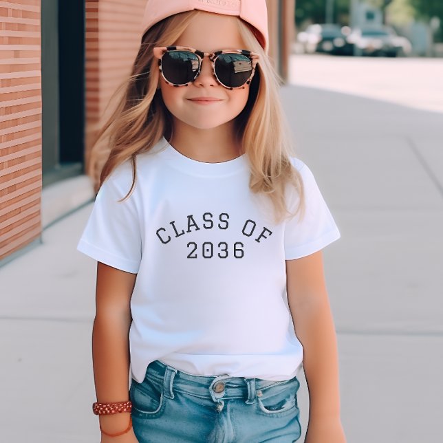 Camiseta "Classe de 2036" Jardim de Infância Primeiro Dia d (Criador carregado)