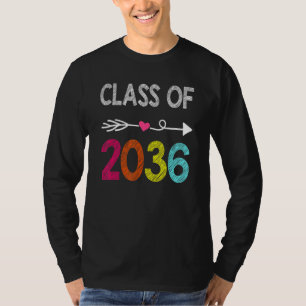 Camiseta Classe De 2036 Licenciatura Em Jardim De Infância