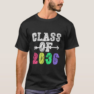 Camiseta Classe De 2036 Meninas Do Jardim De Infância K-12