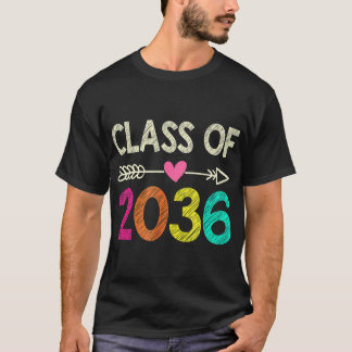 Camiseta Classe De 2036 Shirt Pré-K Formando Gradu