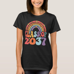 Camiseta Classe De 2037 Cresce Comigo Primeiro Dia Da Escol