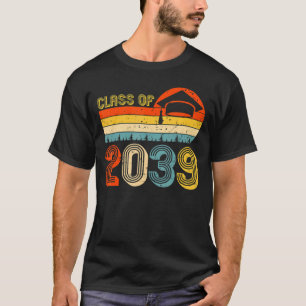 Camiseta Classe de 2039 Cresce Comigo Graduação Primeiro Di
