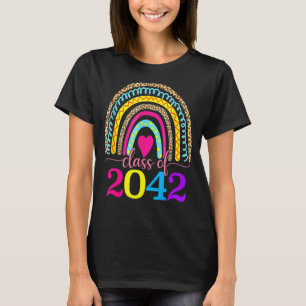 Camiseta Classe De 2042 Cresce Comigo Graduação Primeiro Di
