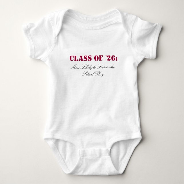 Camiseta Classe 'de 26: , Muito provavelmente à estrela no (Frente)